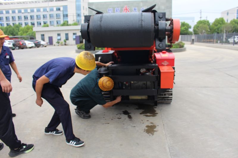 扒渣機發熱